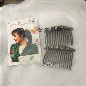 Soho Silver Hair Accessory Comb